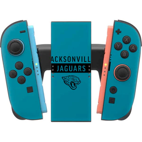 NFL Jacksonville Jaguars Teal Performance Series Nintendo Switch 2 (2025) Joy-Con Controller Skin