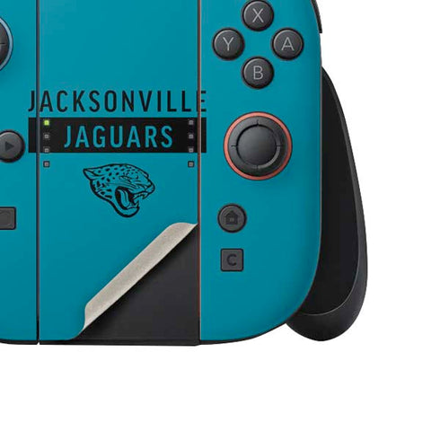 NFL Jacksonville Jaguars Teal Performance Series Nintendo Switch 2 (2025) Joy-Con Controller Skin