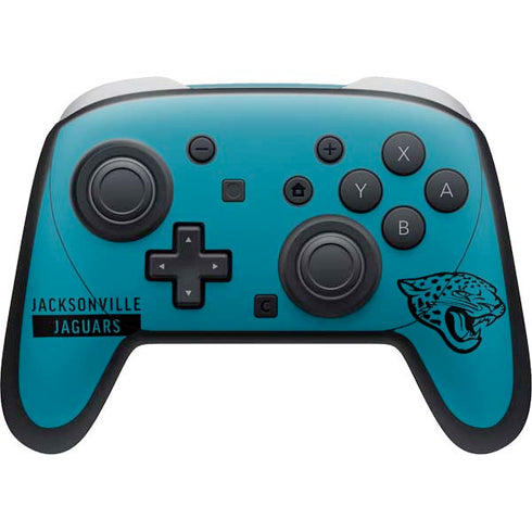NFL Jacksonville Jaguars Teal Performance Series Nintendo Switch 2 (2025) Pro Controller Skin