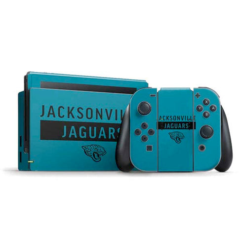 NFL Jacksonville Jaguars Teal Performance Series Nintendo Skins