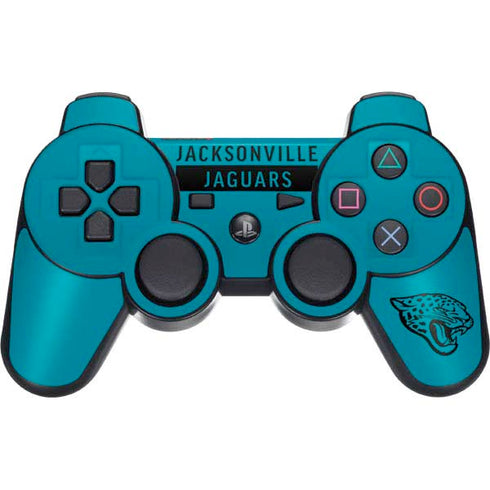 NFL Jacksonville Jaguars Teal Performance Series PS3 Dual Shock wireless controller Skin