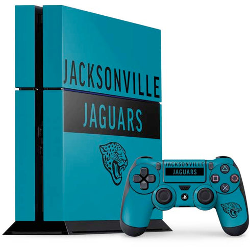 NFL Jacksonville Jaguars Teal Performance Series PlayStation PS4 Skins