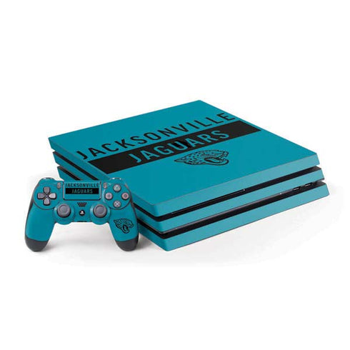 NFL Jacksonville Jaguars Teal Performance Series PlayStation PS4 Skins