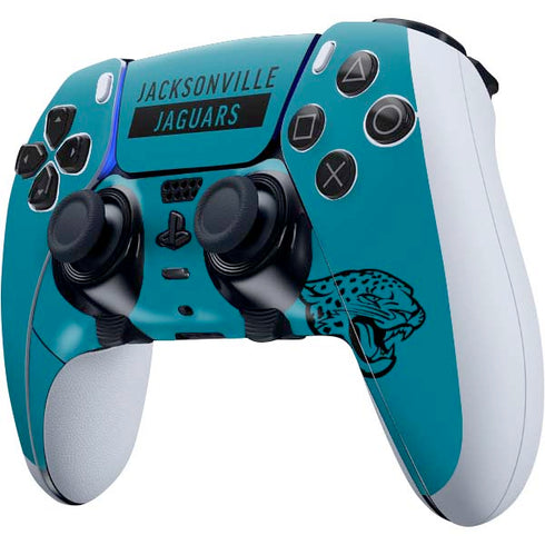 NFL Jacksonville Jaguars Teal Performance Series PS5 DualSense Edge Pro Controller Skin