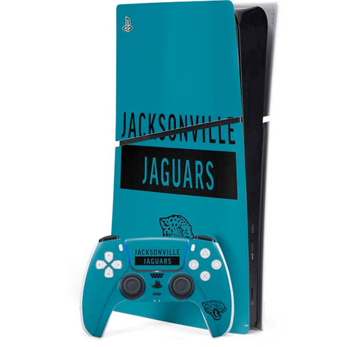 NFL Jacksonville Jaguars Teal Performance Series PlayStation PS5 Skins