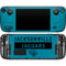 NFL Jacksonville Jaguars Teal Performance Series Steam Deck Handheld Gaming Computer OLED Skin