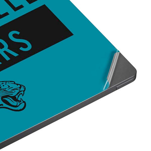 NFL Jacksonville Jaguars Teal Performance Series Surface Laptop 7 13.8in Skin