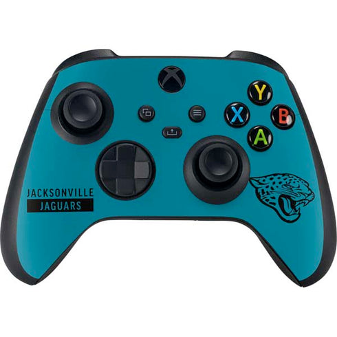 NFL Jacksonville Jaguars Teal Performance Series Xbox Series X Bundle Skin