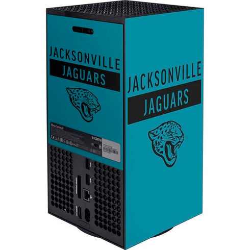 NFL Jacksonville Jaguars Teal Performance Series XBox Series X Digital Edition Bundle Skin