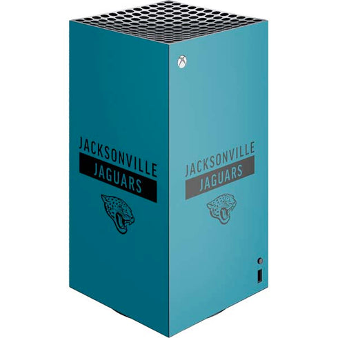 NFL Jacksonville Jaguars Teal Performance Series Xbox Series X Skins