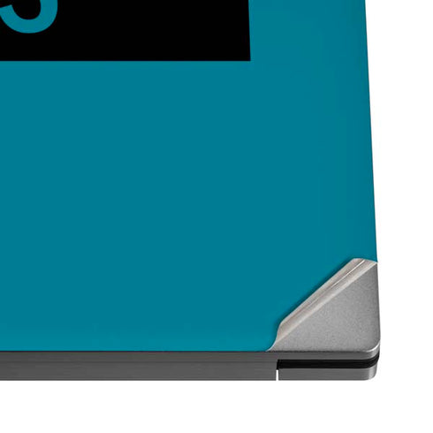 NFL Jacksonville Jaguars Teal Performance Series Dell XPS Skin