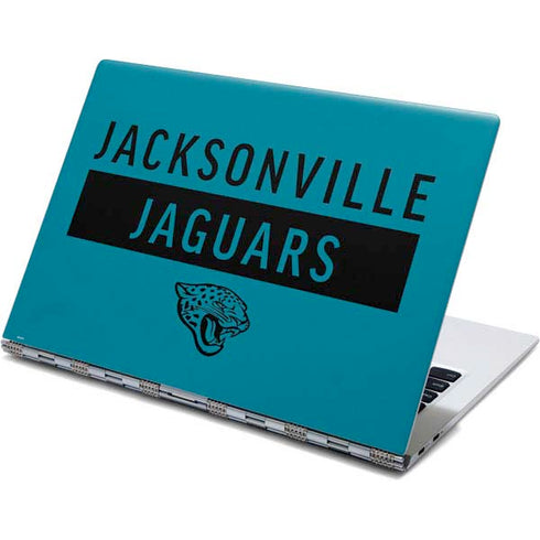 NFL Jacksonville Jaguars Teal Performance Series Yoga 910 2-in-1 14in Touch-Screen Skin