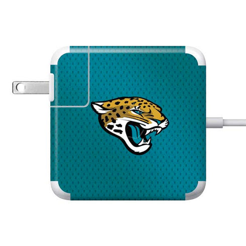 NFL Jacksonville Jaguars Team Jersey 85W Power Adapter (15 and 17 inch MacBook Pro Charger) Skin