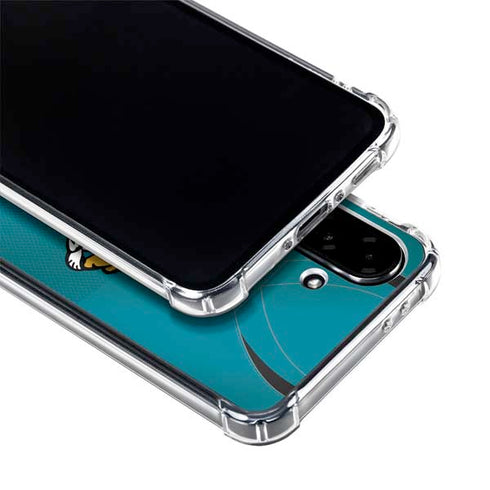 NFL Jacksonville Jaguars Team Jersey Galaxy A36 5G Clear Case