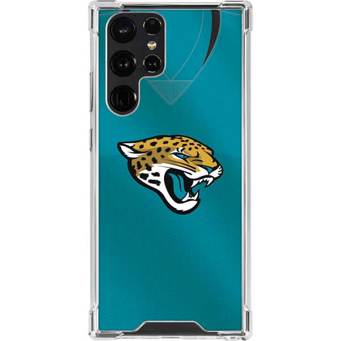 NFL Jacksonville Jaguars Team Jersey Galaxy S23 Ultra Clear Case