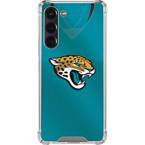 NFL Jacksonville Jaguars Team Jersey Galaxy S24 FE Clear Case