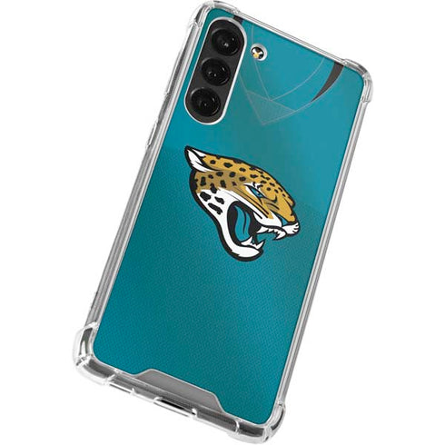 NFL Jacksonville Jaguars Team Jersey Galaxy S24 FE Clear Case