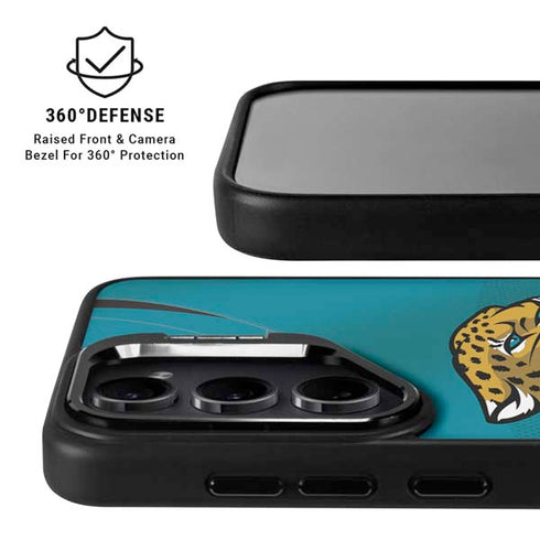 NFL Jacksonville Jaguars Team Jersey Galaxy S25 Ultra Kickstand Case
