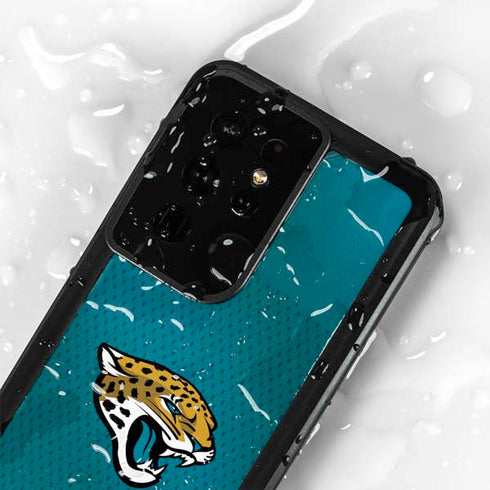 NFL Jacksonville Jaguars Team Jersey Galaxy S24 Ultra Waterproof Case