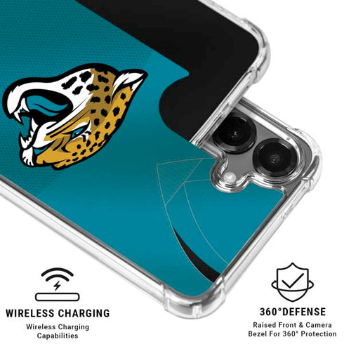 NFL Jacksonville Jaguars Team Jersey Galaxy S26 Clear Case