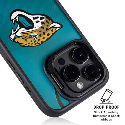 NFL Jacksonville Jaguars Team Jersey iPhone 13 Pro Max Kickstand Case