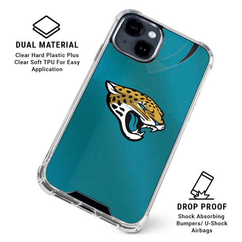 NFL Jacksonville Jaguars Team Jersey iPhone 15 Clear Case