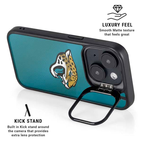 NFL Jacksonville Jaguars Team Jersey iPhone 15 Plus Kickstand Case