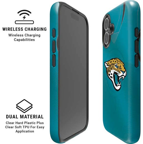 NFL Jacksonville Jaguars Team Jersey iPhone 16 Magsafe Impact Case