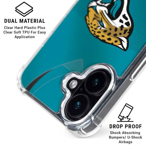 NFL Jacksonville Jaguars Team Jersey iPhone 16 Plus MagSafe Case