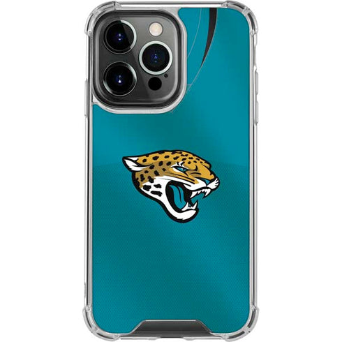 NFL Jacksonville Jaguars Team Jersey iPhone 16 Pro Clear Case