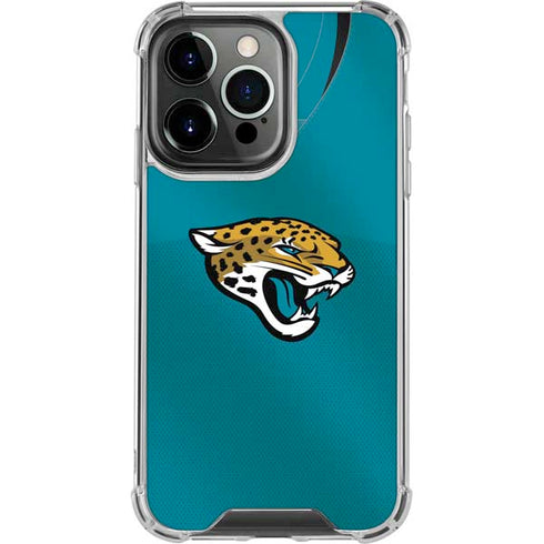 NFL Jacksonville Jaguars Team Jersey iPhone 16 Pro Max Clear Case