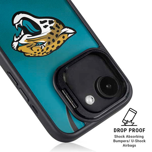 NFL Jacksonville Jaguars Team Jersey iPhone 16e Kickstand Case