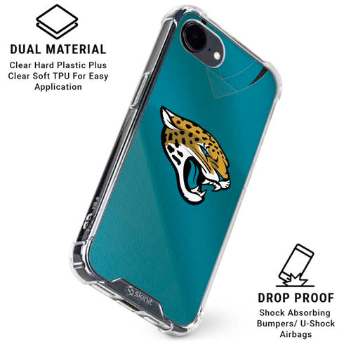 NFL Jacksonville Jaguars Team Jersey iPhone 16e Clear Case
