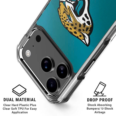 NFL Jacksonville Jaguars Team Jersey iPhone 18 Pro Clear Case