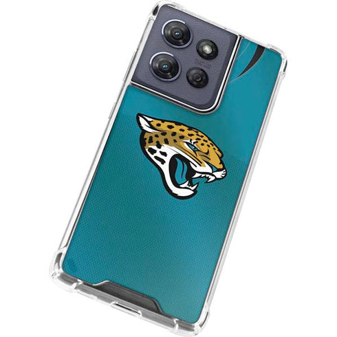 NFL Jacksonville Jaguars Team Jersey Moto G Power 5G (2025) Clear Case