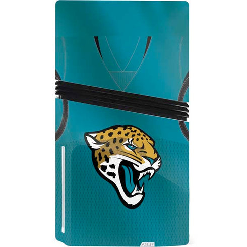 NFL Jacksonville Jaguars Team Jersey PS5 Pro Disk Console Skin