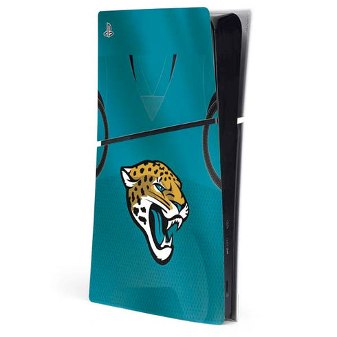 NFL Jacksonville Jaguars Team Jersey PS5 Slim Digital Edition Console Skin