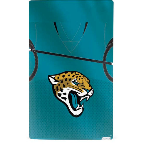 NFL Jacksonville Jaguars Team Jersey PS5 Slim Digital Edition Console Skin