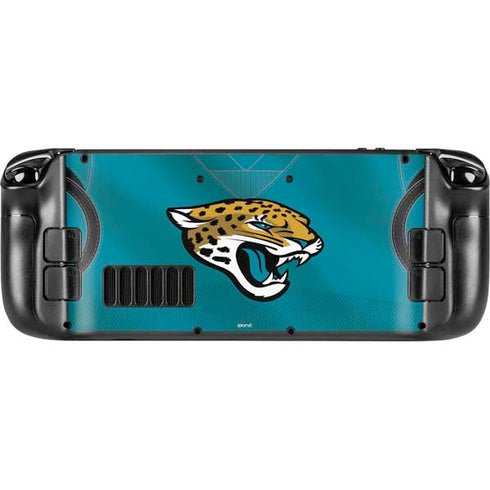 NFL Jacksonville Jaguars Team Jersey Steam Deck Handheld Gaming Computer Skin