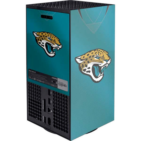 NFL Jacksonville Jaguars Team Jersey XBox Series X Digital Edition Console Skin
