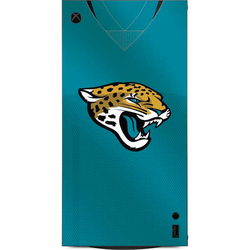 NFL Jacksonville Jaguars Team Jersey XBox Series X Digital Edition Console Skin