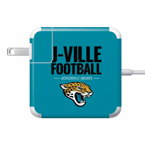 NFL Jacksonville Jaguars Team Motto 85W Power Adapter (15 and 17 inch MacBook Pro Charger) Skin