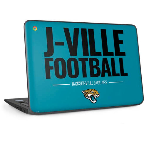 NFL Jacksonville Jaguars Team Motto HP Chromebook Skin