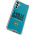 NFL Jacksonville Jaguars Team Motto Galaxy A13 5G Clear Case