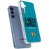 NFL Jacksonville Jaguars Team Motto Galaxy A35 5G Clear Case