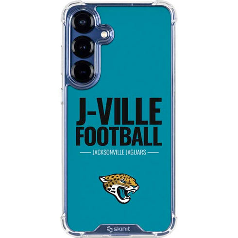 NFL Jacksonville Jaguars Team Motto Galaxy S25 Clear Case