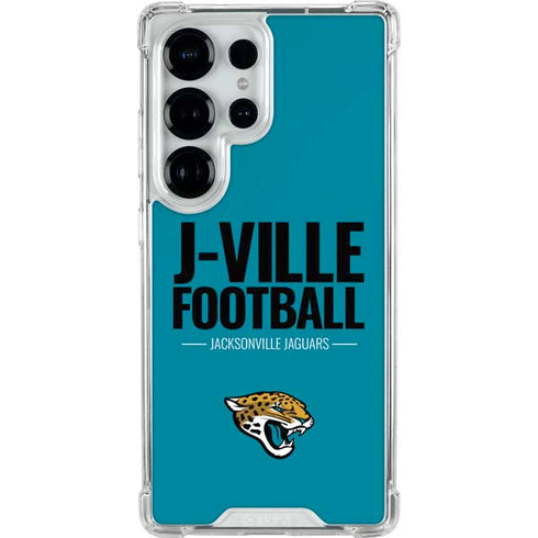 NFL Jacksonville Jaguars Team Motto Galaxy S25 Ultra Clear Case