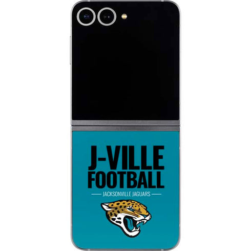 NFL Jacksonville Jaguars Team Motto Galaxy Z Flip6 Skin