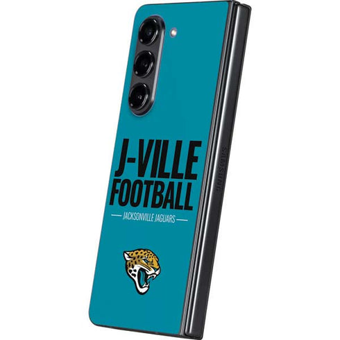 NFL Jacksonville Jaguars Team Motto Galaxy Z Fold5 5G Skin