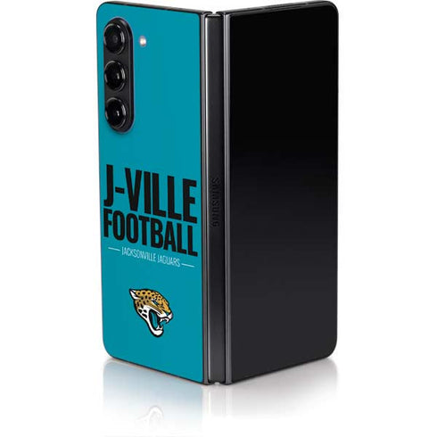 NFL Jacksonville Jaguars Team Motto Galaxy Z Fold5 5G Skin
